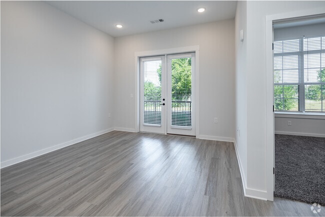 1BR, 1BA - A2 - 652SF - Living Room - Hillside Flats - Income Restricted