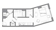 Estudio (532 pies cuadrados)