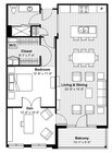 Modern 1 BR Den + Sunporch, Spa Shower
