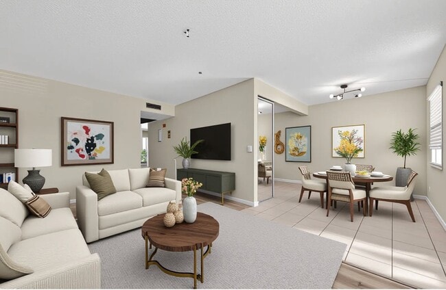 Living Rm Staged - 2012 Hythe A Unit #2012