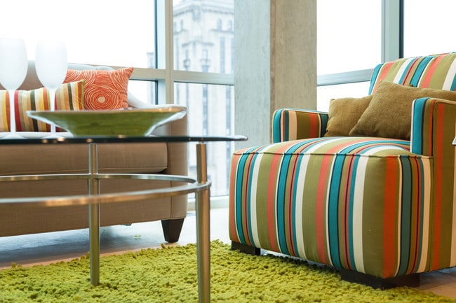 Seven at Broadway living room