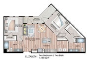 Two Bedroom Floorplan