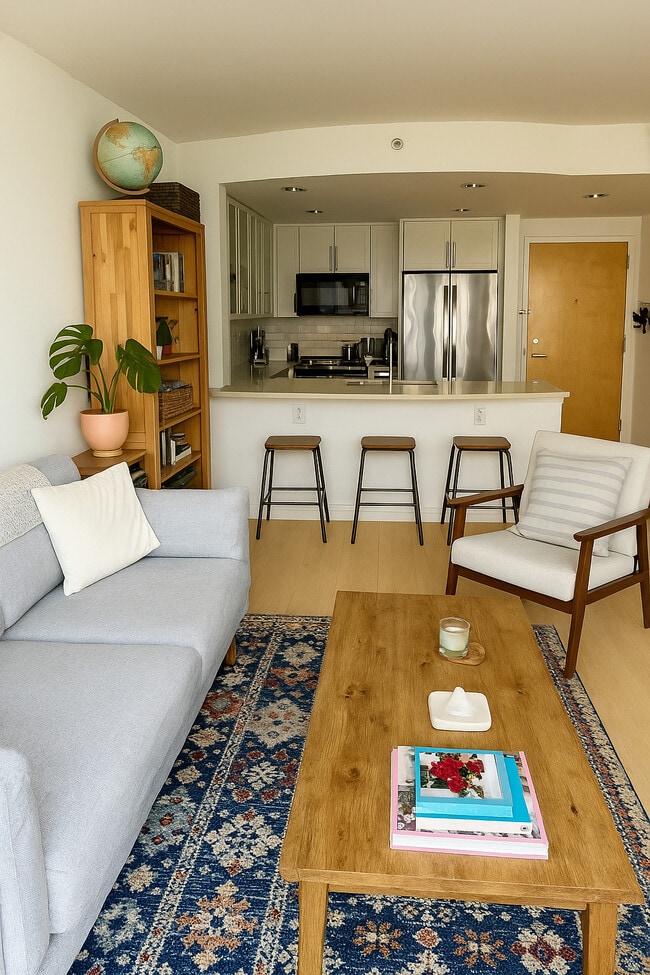 Living room and dining area - 2929 1st Ave Unit 604