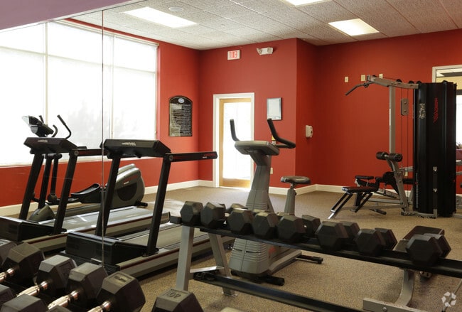 One of two fitness centers