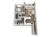 Floor Plan 1J | Seasons at River View | Apartments in Pleasant Prairie, WI