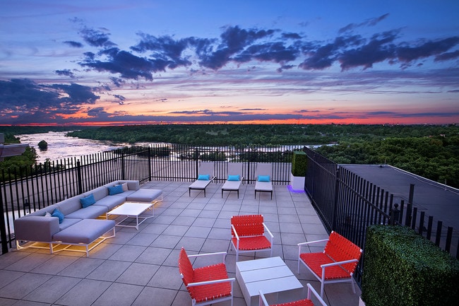 Sky Lounge with Breathtaking River and City Views
