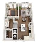 A2 floor plan Mira