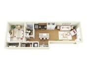 A2 One Bedroom_721sqft