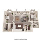 Jasper: 2 Bed, 2 Bath | 1308 SF