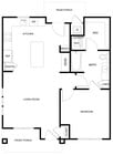 CA1 floor plan Cottages at Brightleaf