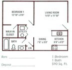 Una habitación, un baño