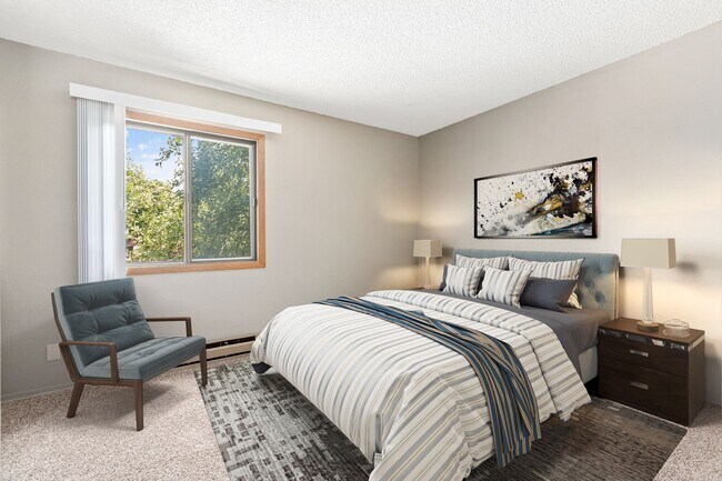 1BR, 1BA - 560SF - Bedroom