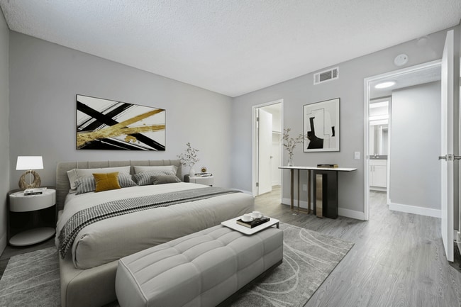 Large Master Suites with Closets and Bathrooms