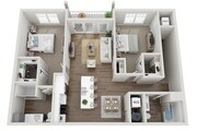 Floor Plan 2D | Seasons at North Aurora | Apartments in North Aurora, IL