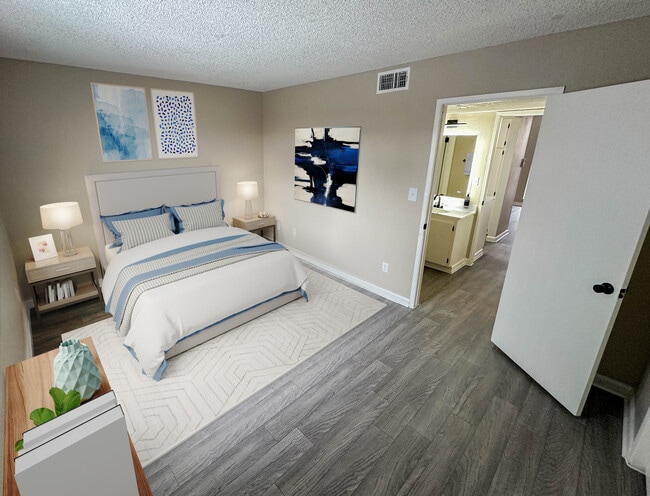 1 BR, 1 BA - Bedroom - Maryland Park Apartments