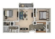 Plano de planta 3D B1G