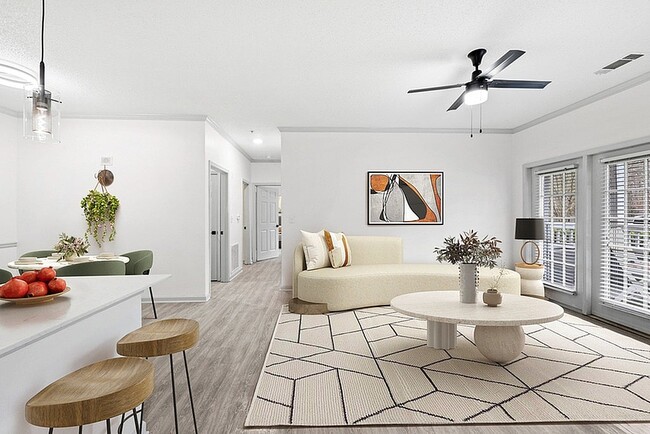 2x1 1087 sqft B1U - Living - Halston Paces Crossing