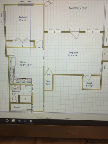 Floor plan - 7006 E Hills Way Unit 1
