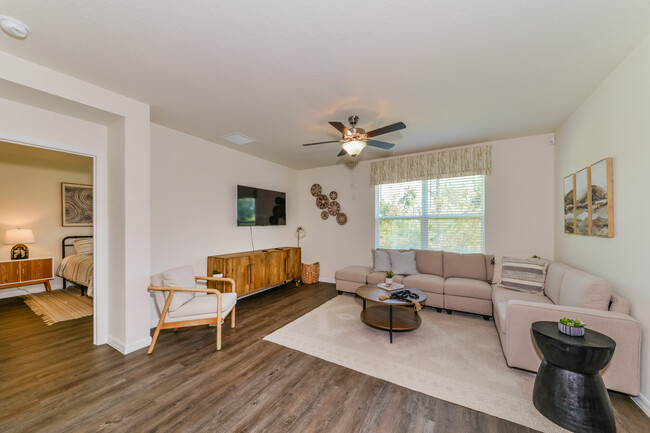 Model Home Living Room - Grove Pointe Homes
