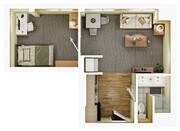1BR/1BA - A1