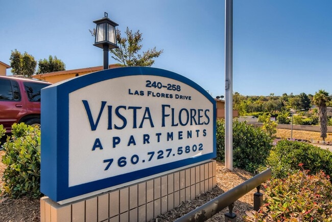 Vista Flores Apartments Monument Sign