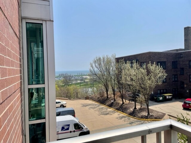 view from the balcony - 1522 N Prospect Ave Unit #301
