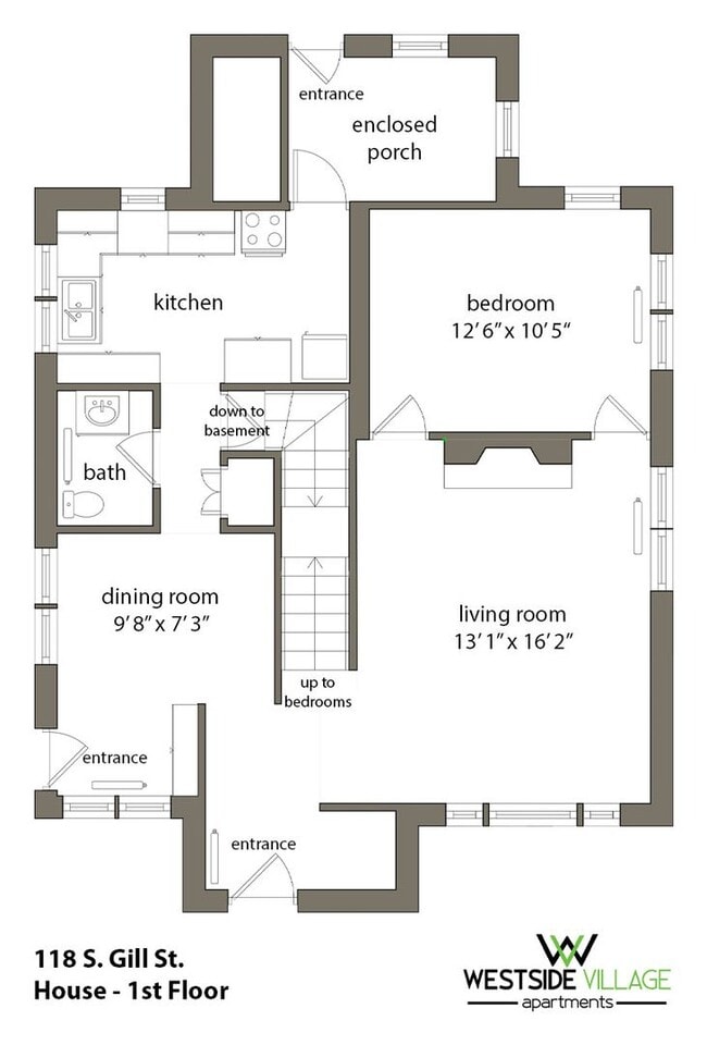 118 S Gill St Unit House