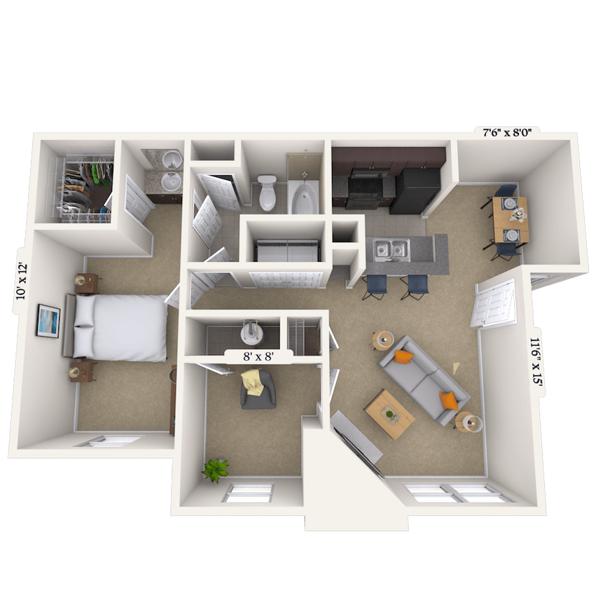 Floor Plan - The Lake Placid