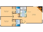 2 BR 2 BA D 1240