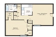 1BR/1BA