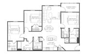 3b2b floor plan Waterleaf at Murrells Inlet
