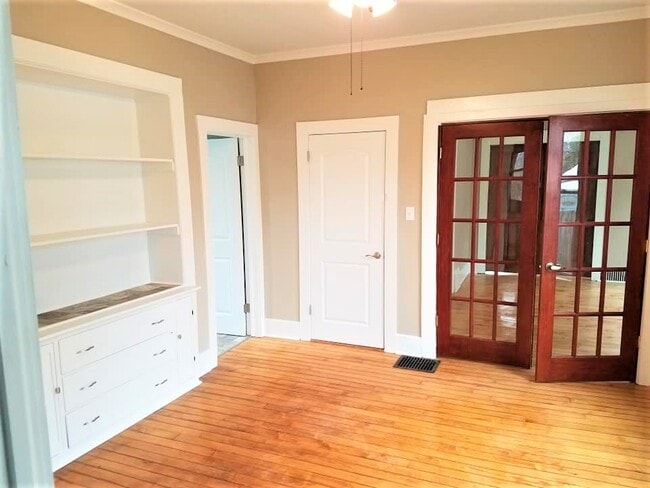 Dining room with hutch and double doors - 2104 Folger Ct Unit 2104
