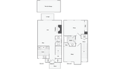 2 BR x 1.5 BA Townhome with Garage - A Floorplan