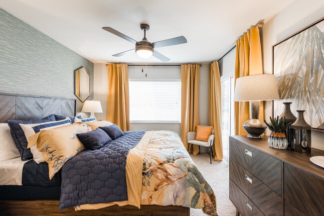 Retreat to a bedroom built for relaxation