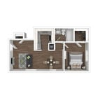 West Wind - The Sailfish - 1 Bed, 1 Bath, 550 sq. ft.
