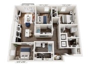 C2.1t floor plan Trella Uptown