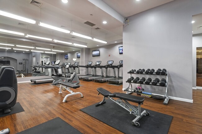 24-Hour Fitness Center with Free Weights and Cardio