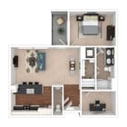 1 BD / 1.5 BA – 965 SF