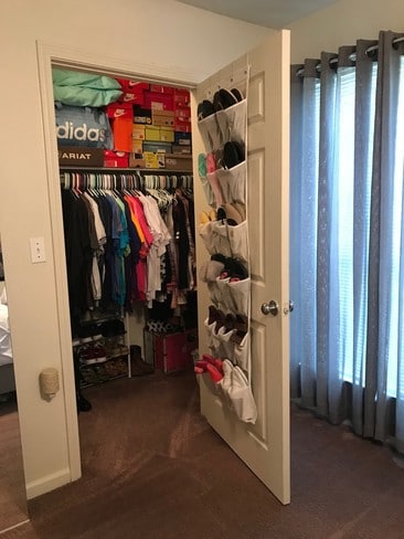 1B bedroom closet