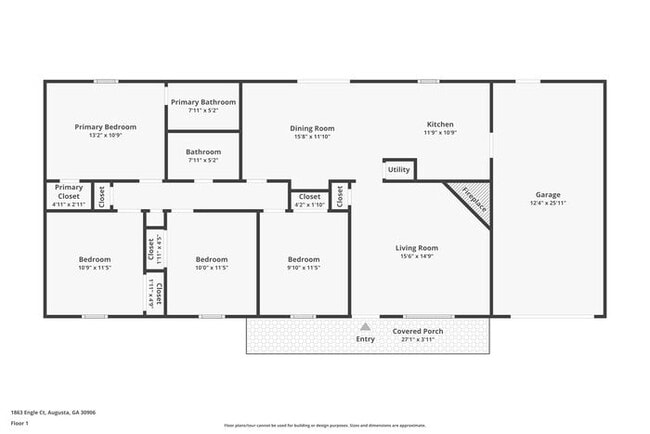 Photo - Spacious 4-Bedroom Home in Augusta, GA