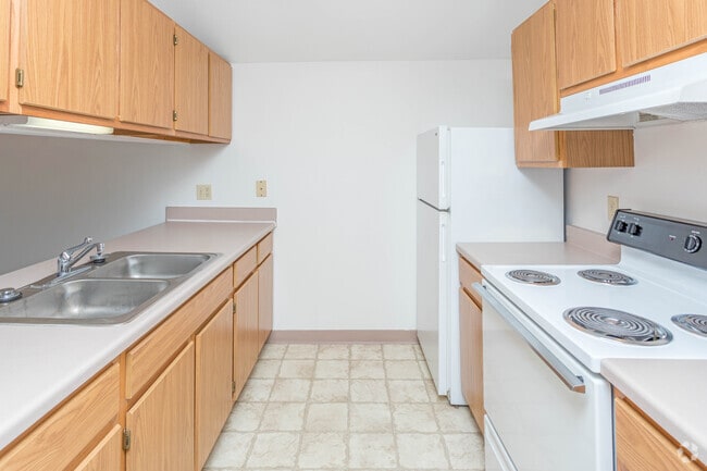 Cocina totalmente equipada - Meadows of Auburn Hills Senior Community