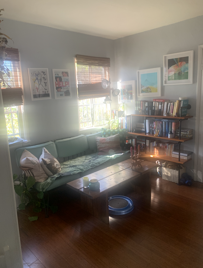 Living Room-Sustainable bamboo wood flooring - 2810 Winter St House Unit 2