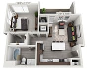 Solana Olde Town Station - Gold - 1 Beds - 1 Baths - 657 Sq. ft.