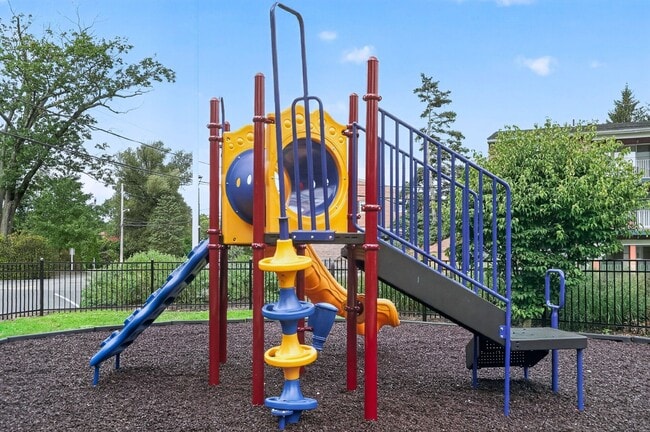 Explore the vibrant playground at Eagle Rock Apartments at Framingham, designed for fun and friendship. Perfect for families, this space offers endless opportunities for outdoor play and connection. Come see your future home today!