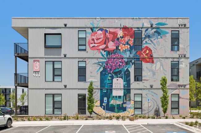 Community Mural & Building Exterior