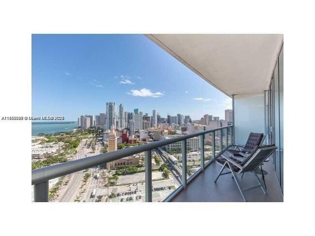 Views from living room - 888 Biscayne Blvd Unit 3205