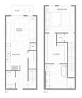 1W | 1bed 1.5bath