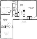 3BR/2BA