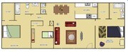 3BR/2BA