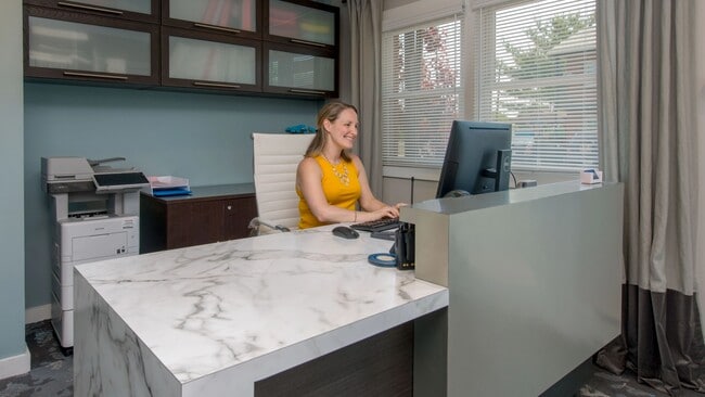 Looking for your next home? Come to The Courtyards leasing office, where our friendly team is here to guide you through the process and answer all your questions!